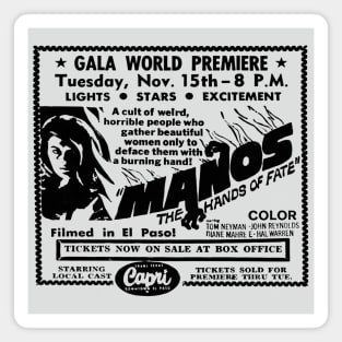 Celebrate the magic of MANOS! Magnet